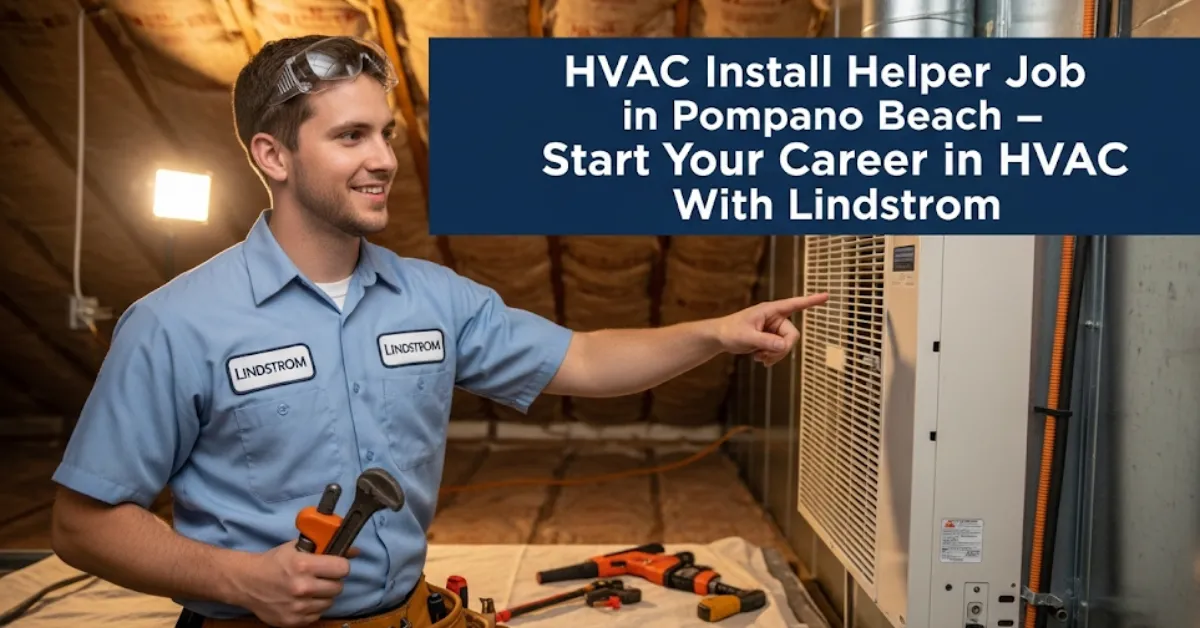 HVAC Install Helper Job