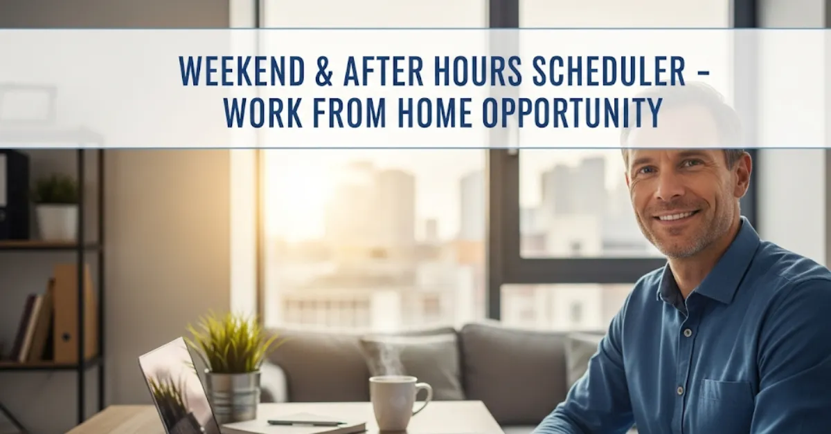 Work from Home Opportunity